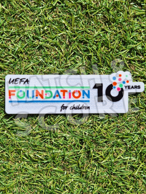 UEFA Foundation 10th Anniversary Patch Sporting ID