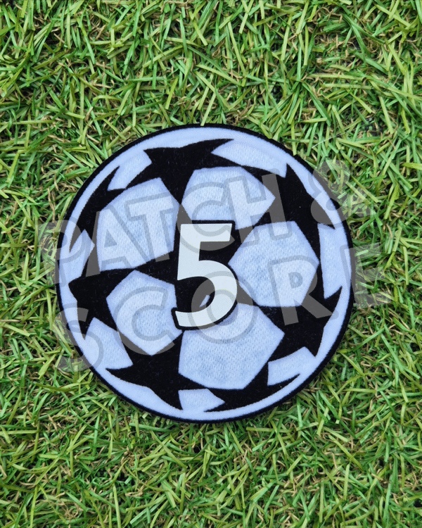 Original Player Issue 2024-26 UEFA Champions League Barcelona Starball Patch | Sporting ID