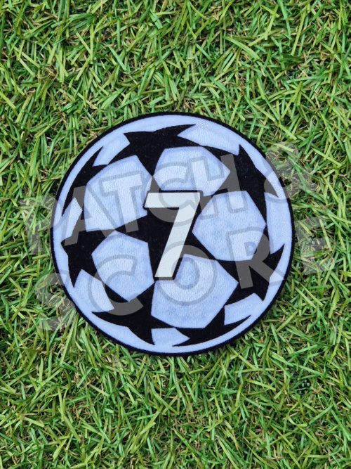 Original Player Issue 2024-26 UEFA Champions League AC Milan Starball Patch | Sporting ID