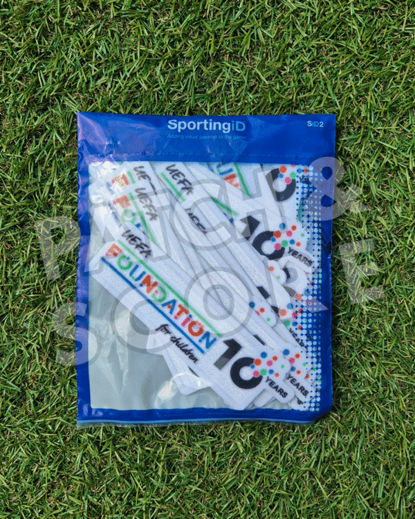 Original Player Issue 2025-26 UEFA Foundation 10th Anniversary Patch | Sporting ID