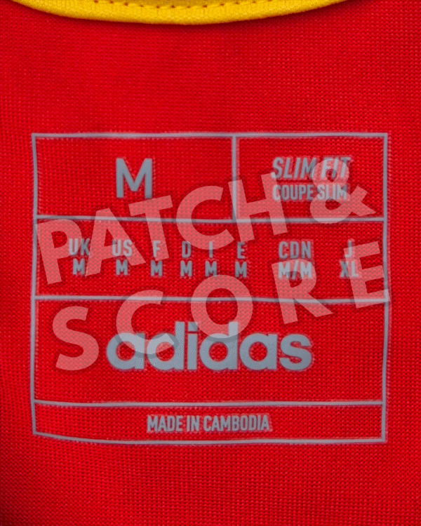 Adidas "Spain Olympics 2024" Authentic Template Home Shirt Size Medium