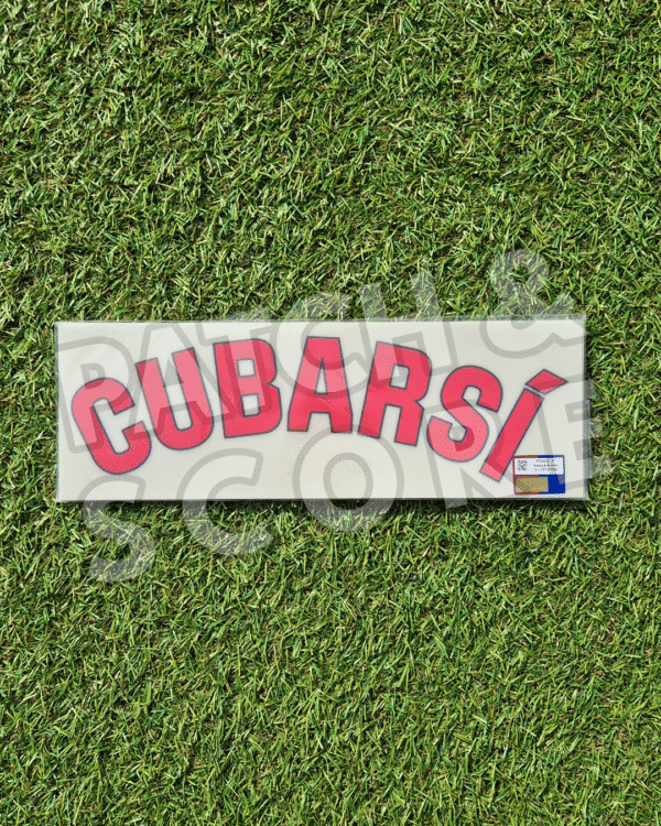Original Player Issue 2024-25 FC Barcelona Curbarsí La Liga Away Name Set | Stahls TPT