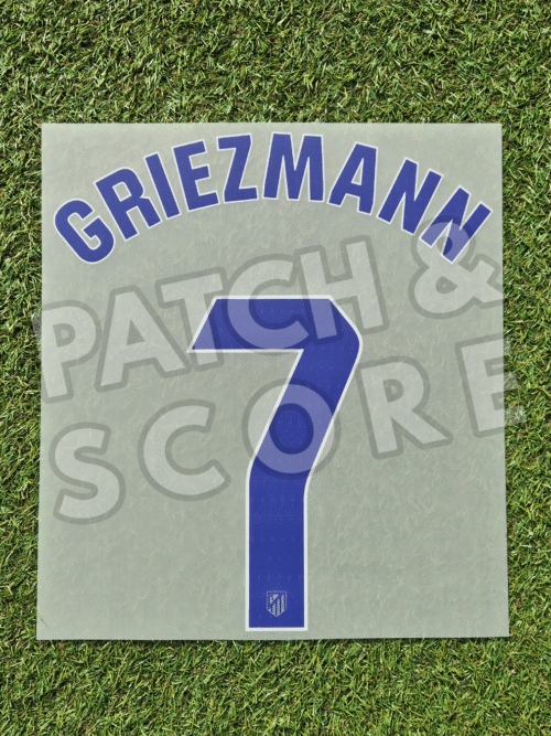 Original Player Issue 2025-26 Atletico Madrid Griezmann La Liga Home Name Set | Stahls TPT