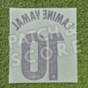 Original Player Issue 2025-26 FC Barcelona Lamine Yamal La Liga Away Name Set | Stahls TPT
