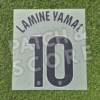 Original Player Issue 2025-26 FC Barcelona Lamine Yamal La Liga Away Name Set | Stahls TPT