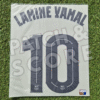 Lamine yamal 25-26 ucl away name set Original Player Issue 2025-26 FC Barcelona Lamine Yamal Champions League Away Name Set | Stahls TPT