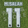 Original Player Issue M. Salah Premier League 2023-2026 Name Set White