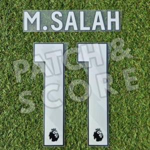 Original Player Issue M. Salah Premier League 2023-2026 Name Set White