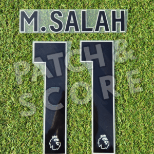 Original Player Issue M. Salah Premier League 2023-2026 Name Set Black