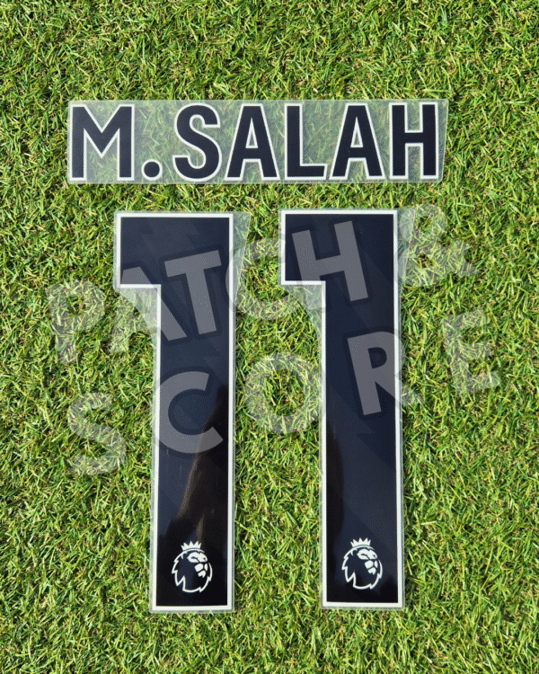 Original Player Issue M. Salah Premier League 2023-2026 Name Set Black