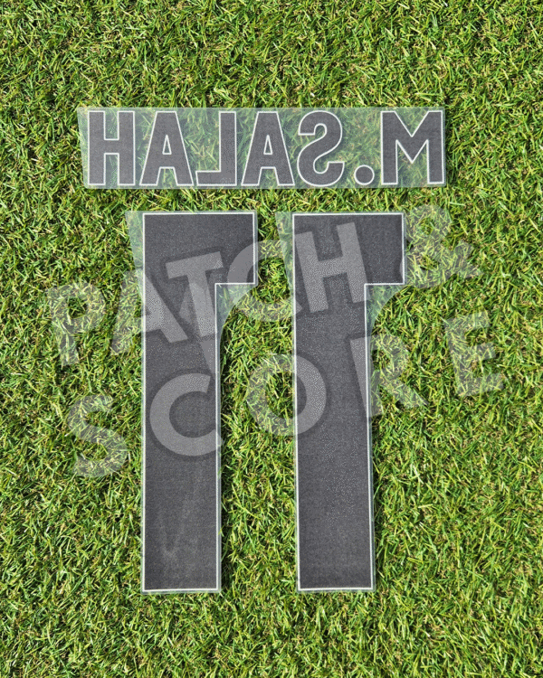 Original Player Issue M. Salah Premier League 2023-2026 Name Set Black