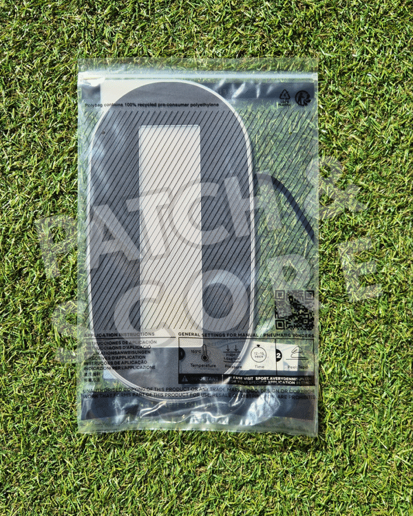 Original Player Issue 2025-26 Real Madrid Mbappé Champions League Home Name Set | Avery Dennison