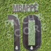 Original Player Issue 2025-26 Real Madrid Mbappé Champions League Home Name Set | Avery Dennison