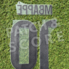 Original Player Issue 2025-26 Real Madrid Mbappé Champions League Home Name Set | Avery Dennison
