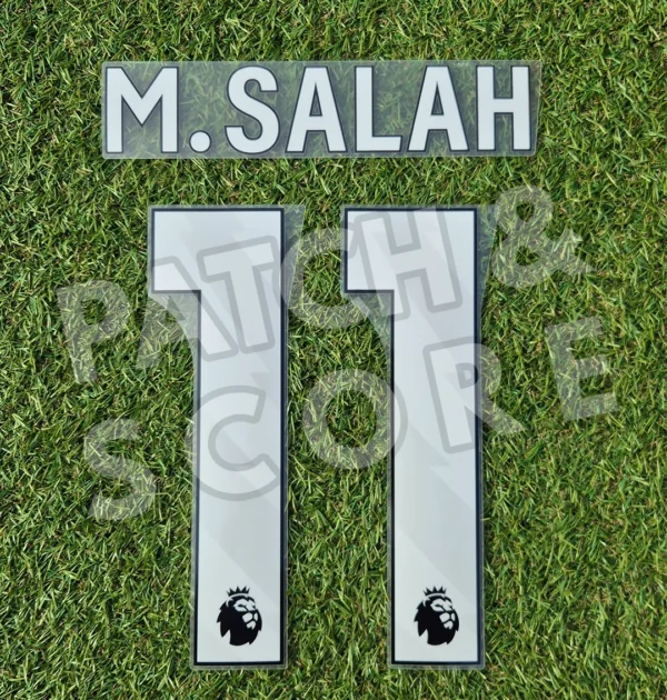 Original Player Issue M. Salah Premier League 2023-2026 Name Set White