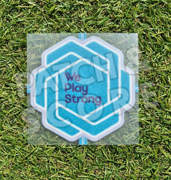Original Player Issue Womens We play Strong Patch | Sporting ID