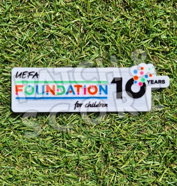 Original Player Issue 2025-26 UEFA Foundation 10th Anniversary Patch | Sporting ID