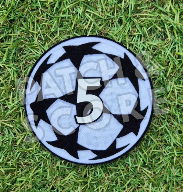 Original Player Issue 2024-26 UEFA Champions League Barcelona Starball Patch | Sporting ID