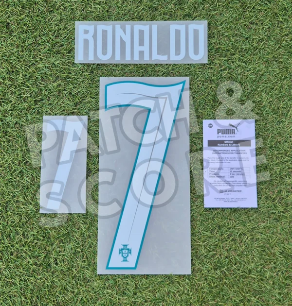 Original Portugal 2026-28 Ronaldo Home Name Set | ID ULIMITED IT (Stilscreen)