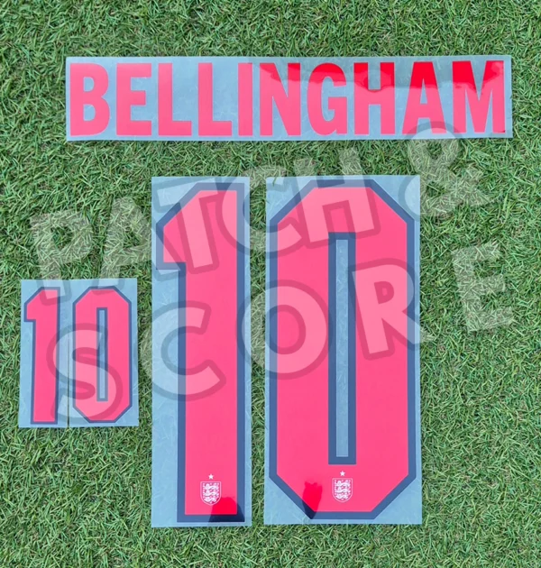 Bellingham England 2026 Player Issue Home Name Set | ID Unlimited UK