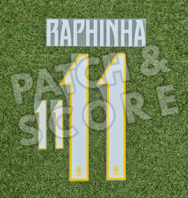 Raphinha Brazil 2026 Player Issue Away Name Set | Avery Dennison