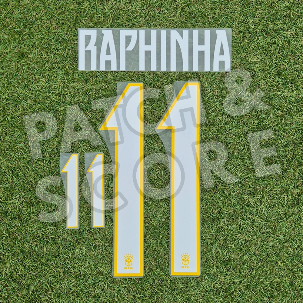 Raphinha Brazil 2026 Player Issue Away Name Set | Avery Dennison