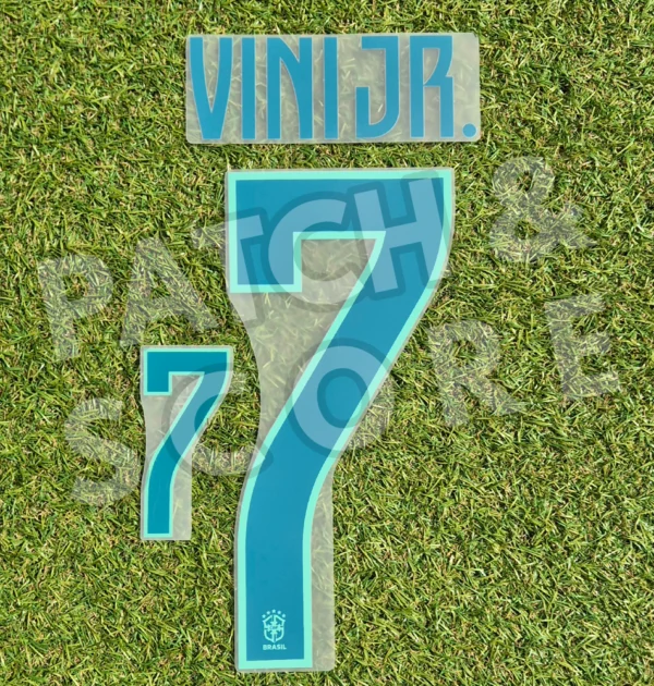 Vini Jr. Brazil 2026 Player Issue Home Name Set | Avery Dennison
