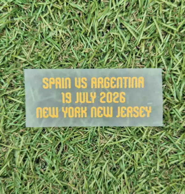 Spain v Argentina World Cup Final Player Issue Match Detail