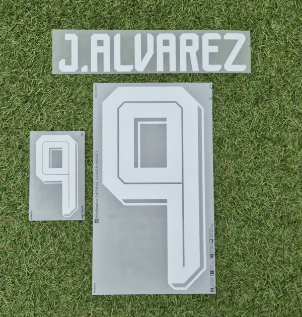 Argentina World Cup 2026 J. Alvarez Name Set