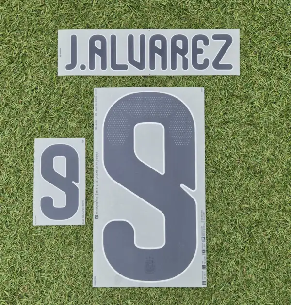 Argentina World Cup 2026 J. Alvarez Home Name Set