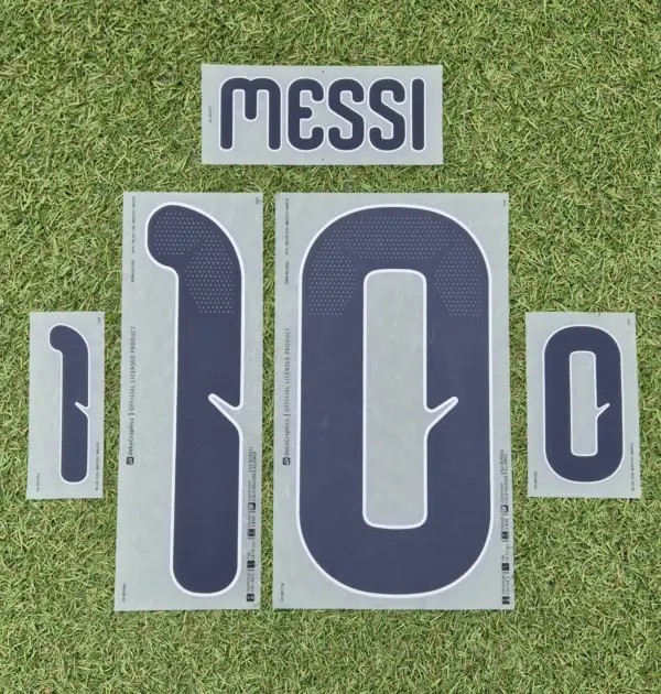 Argentina World Cup 2026 Messi Home Name Set