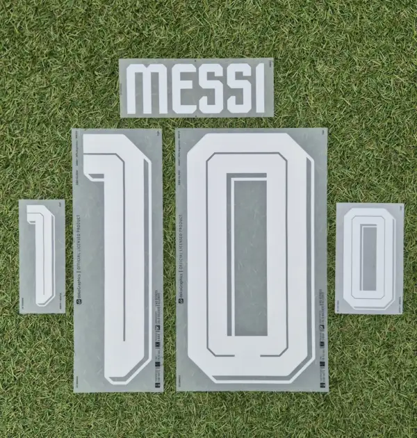 Argentina World Cup 2026 Messi Away Name Set