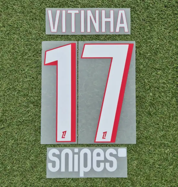 Paris Saint-Germain Ligue 1 2026/27 Vitinha Player Issue Home Name Set