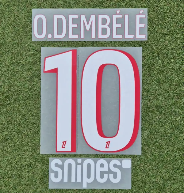 Paris Saint-Germain Ligue 1 2026/27 O. Debéle Player Issue Home Name Set